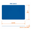 PVC blank cards blue