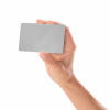 Plastic cards silver