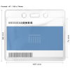 ID-kortshållare DIN A7 med säkerhetsklämma