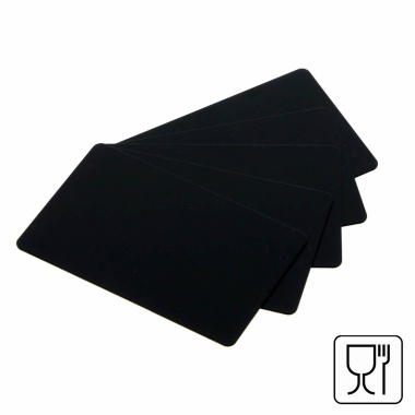 Carte di plastica nere