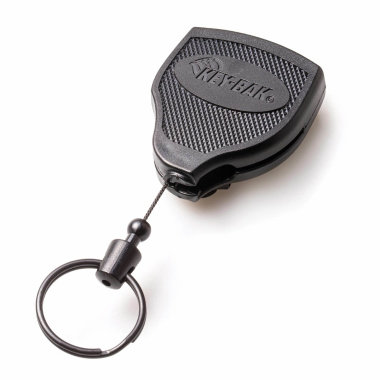 Extendable badge holder with clip