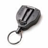 Extendable badge holder with clip