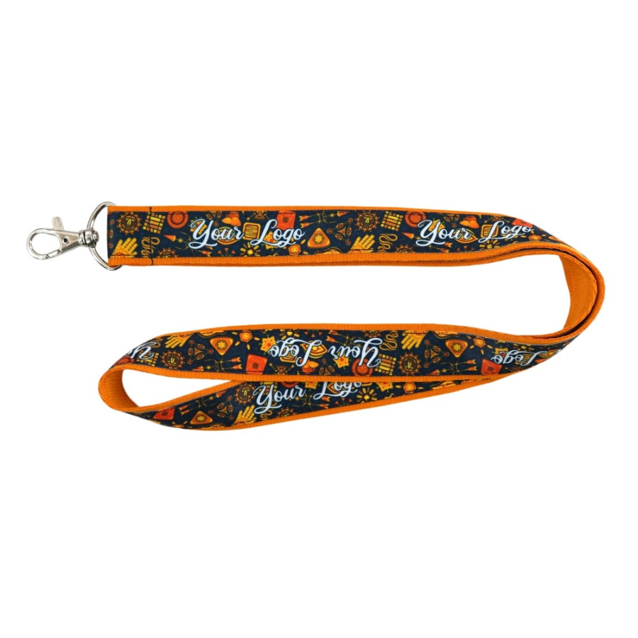 Lanyard with badge reel - no minimum order restrictions - Karteo