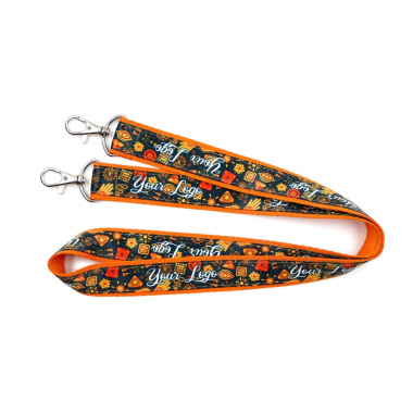 Print Premium lanyards 15/20 mm with two carabiner hooks...