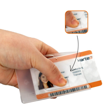 Card holder for plastic cards