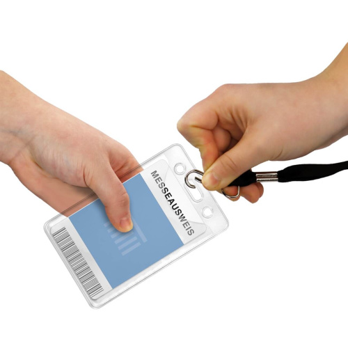 Porte-badge souple a7 comme badge employé ou porte-passe - Karteo Gmb