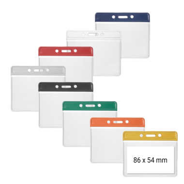 ID-kaarthoes met kleurenbalk