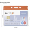 ID-kortsfodral för plastkort med färgfält