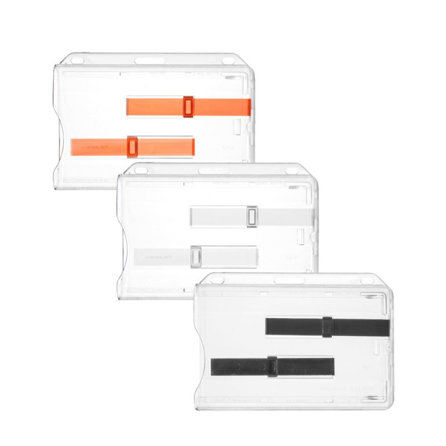 Double Face transparent Porte-cartes Décoré Avec Cloche Waterproof Travail  Identifiant Porte-clés, Mode en ligne