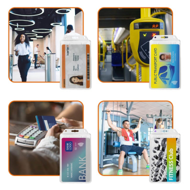 Porte-carte d'identification à verrouillage permanent - Karteo GmbH