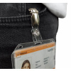Metal clip for ID card holders