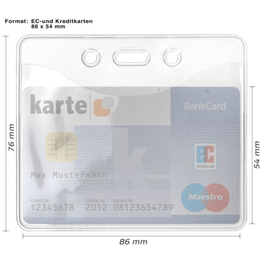 ID card cover with metal clip